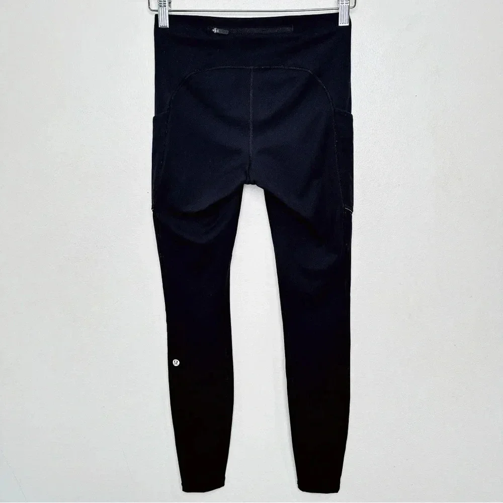 Lululemon Womens 4 Speed Up Tight 28 Full-On Luxtreme Black